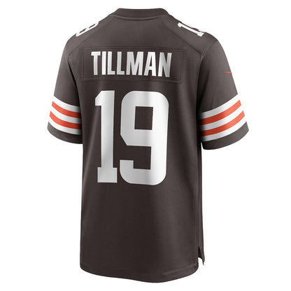 Cedric Tillman 19 Cleveland Browns Team Game Men Jersey - Brown