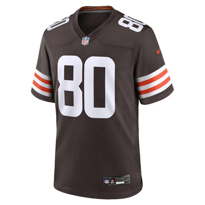 Jamari Thrash 80 Cleveland Browns Team Game Men Jersey - Brown