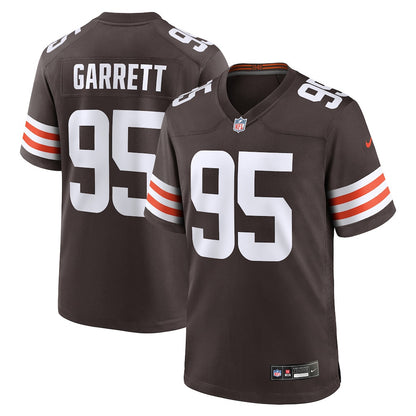 Myles Garrett 95 Cleveland Browns Team Game Men Jersey - Brown