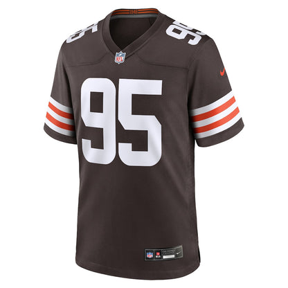 Myles Garrett 95 Cleveland Browns Team Game Men Jersey - Brown
