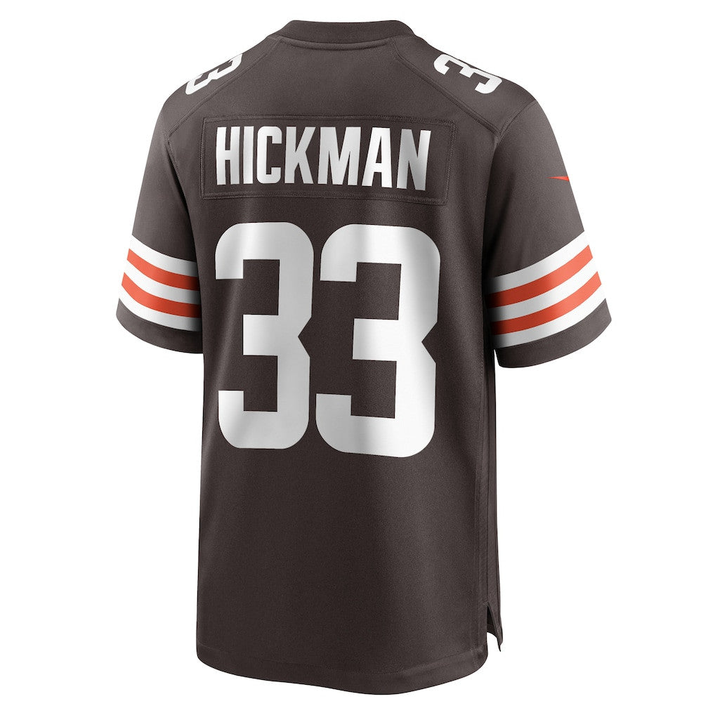 Ronnie Hickman 33 Cleveland Browns Game Men Jersey - Brown