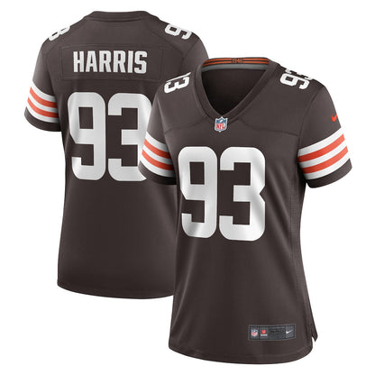 Shelby Harris 93 Cleveland Browns Women's Team Game Jersey - Brown