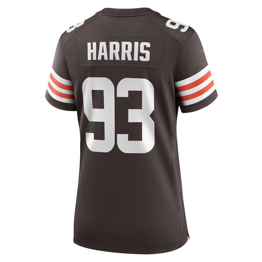 Shelby Harris 93 Cleveland Browns Women's Team Game Jersey - Brown
