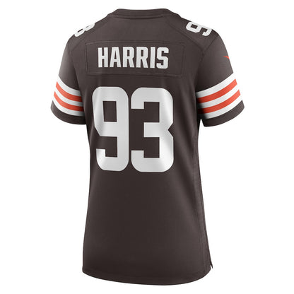 Shelby Harris 93 Cleveland Browns Women's Team Game Jersey - Brown