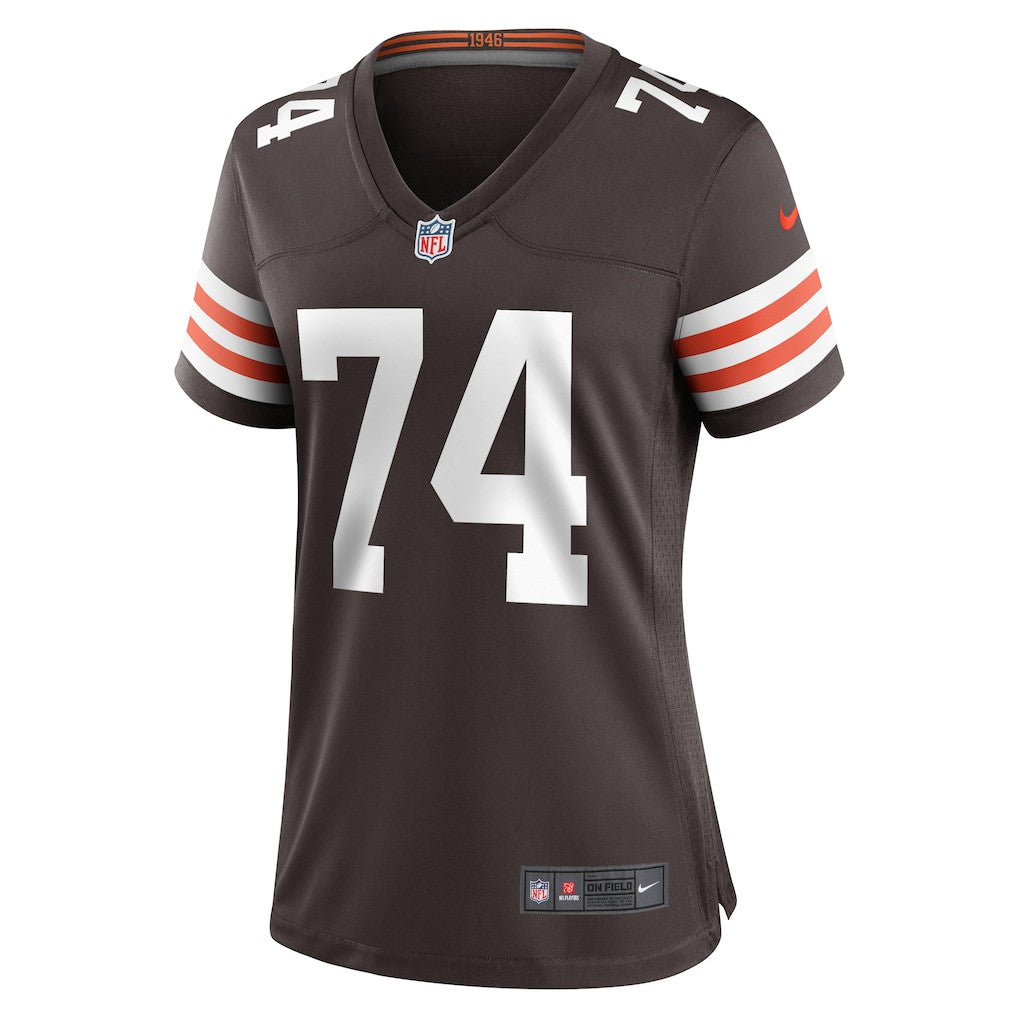 Alex Leatherwood 74 Cleveland Browns Women's Team Game Jersey - Brown