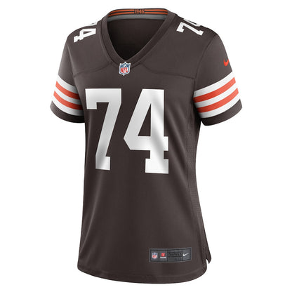 Alex Leatherwood 74 Cleveland Browns Women's Team Game Jersey - Brown