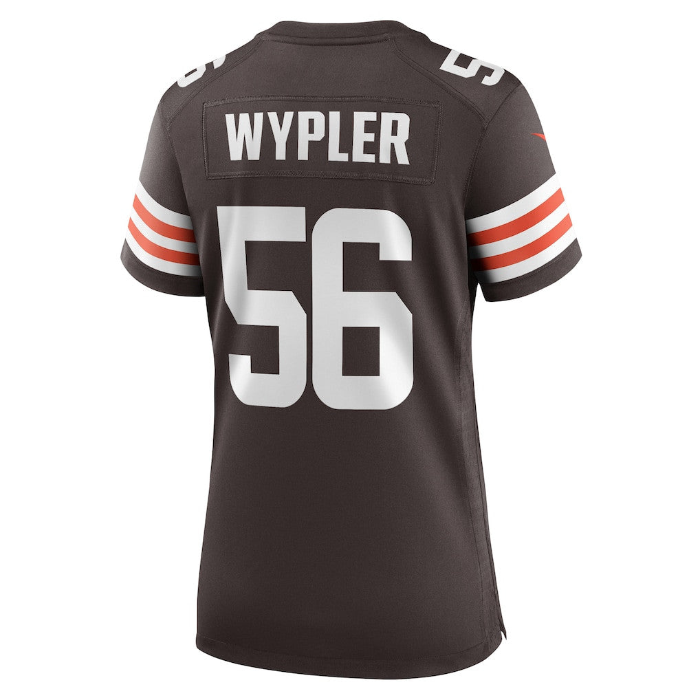 Luke Wypler 56 Cleveland Browns Women's Team Game Jersey - Brown