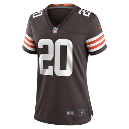 Pierre Strong Jr. 20 Cleveland Browns Women's Team Game Jersey - Brown