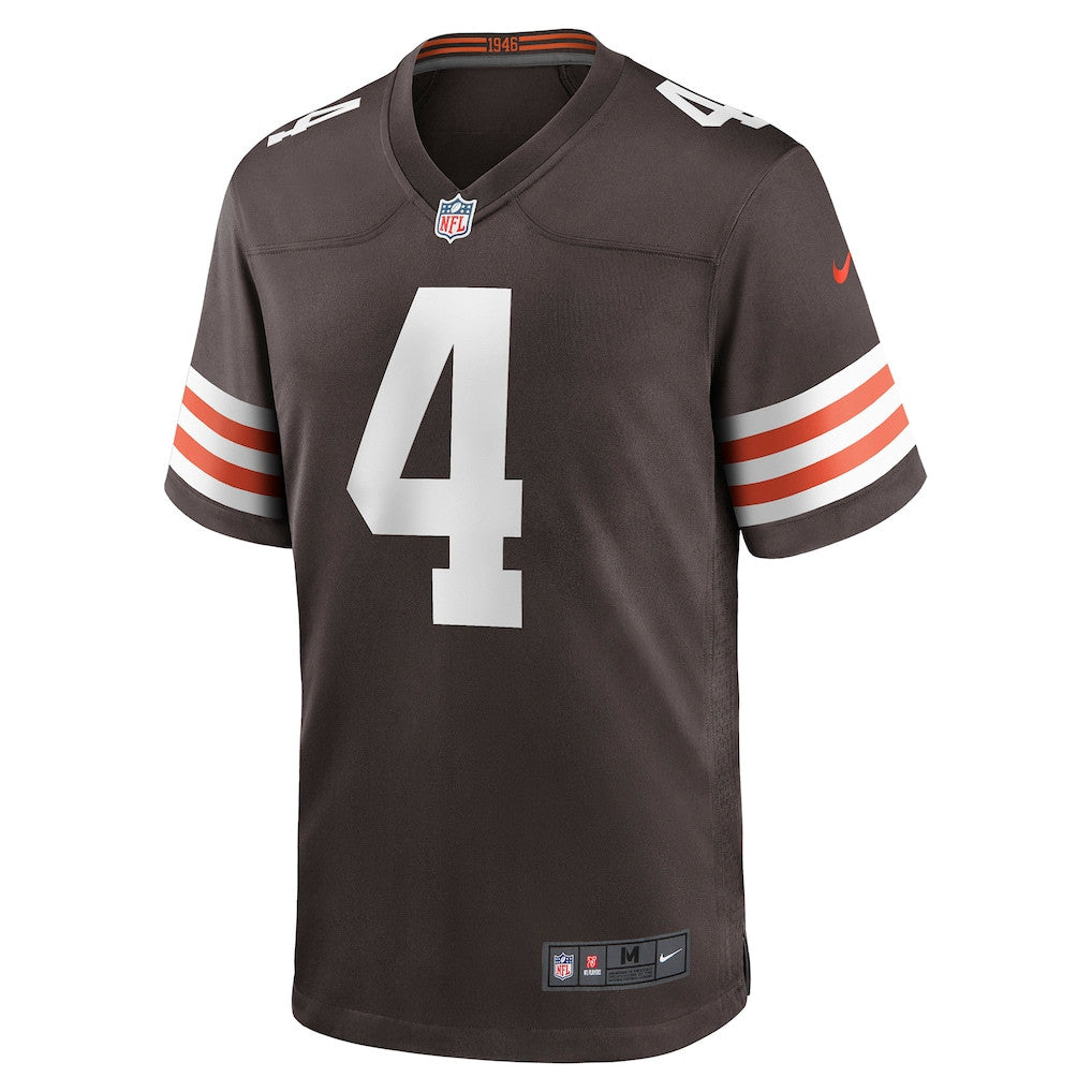 Deshaun Watson 4 Cleveland Browns Game Men Jersey - Brown