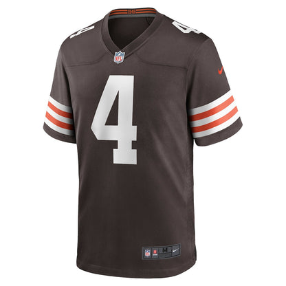 Deshaun Watson 4 Cleveland Browns Game Men Jersey - Brown