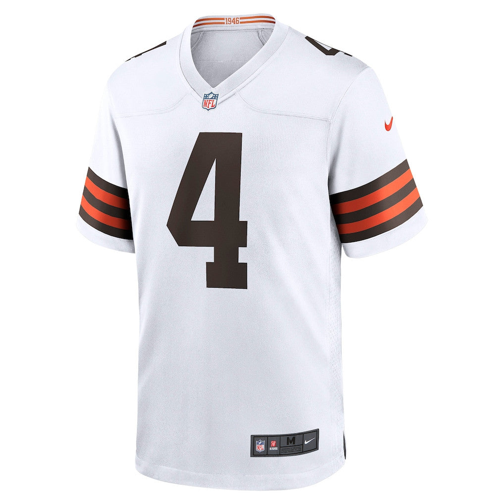 Deshaun Watson 4 Cleveland Browns Game Men Jersey - White