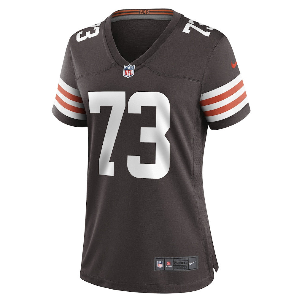 Joe Thomas 73 Cleveland Browns Women's Retired Game Player Jersey - Brown