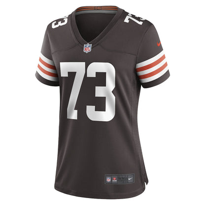 Joe Thomas 73 Cleveland Browns Women's Retired Game Player Jersey - Brown