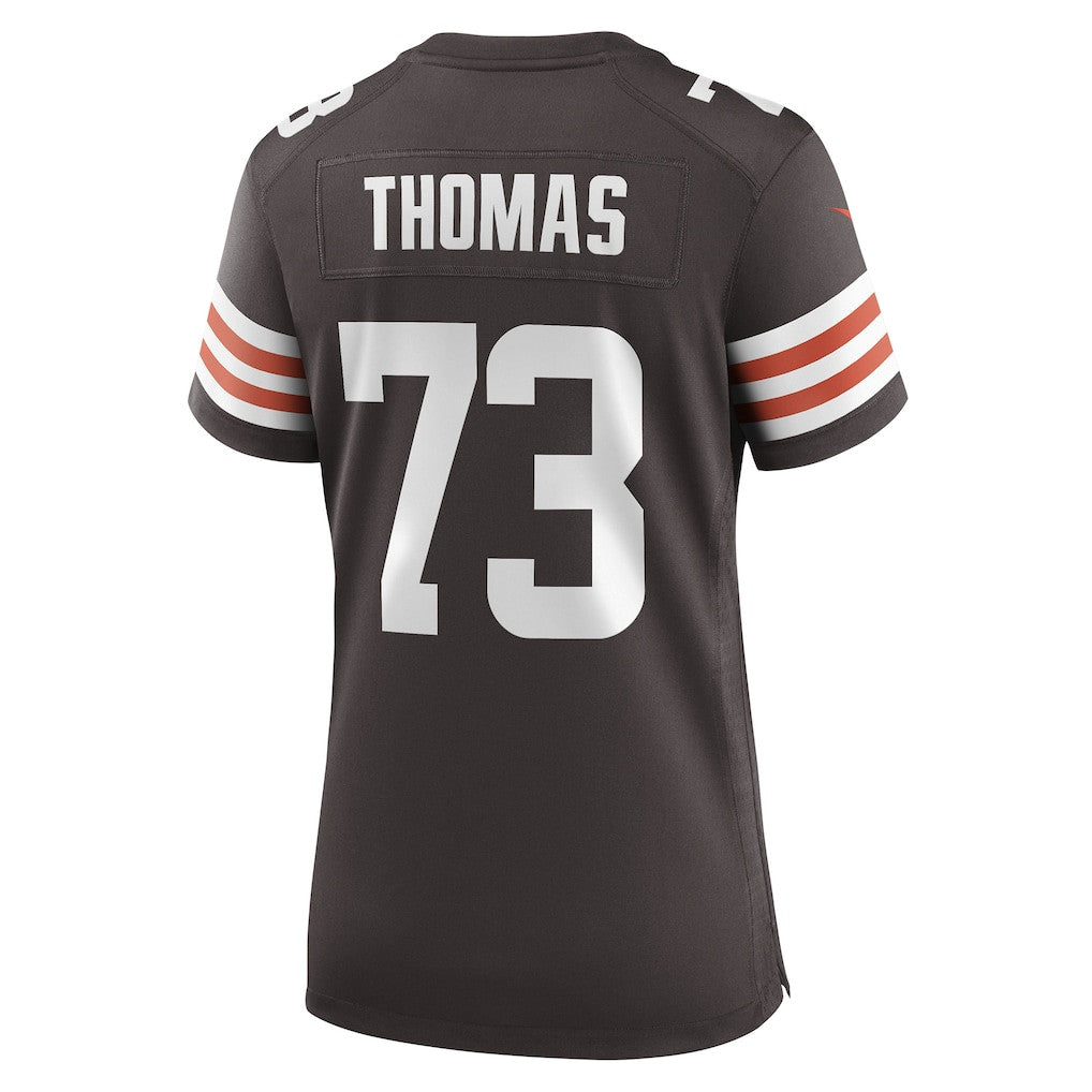 Joe Thomas 73 Cleveland Browns Women's Retired Game Player Jersey - Brown