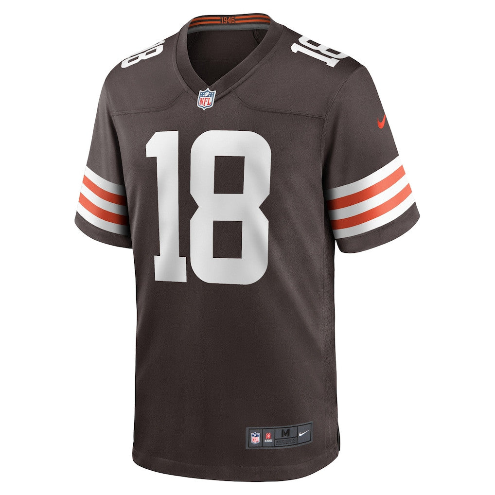 David Bell 18 Cleveland Browns Game Men Jersey - Brown