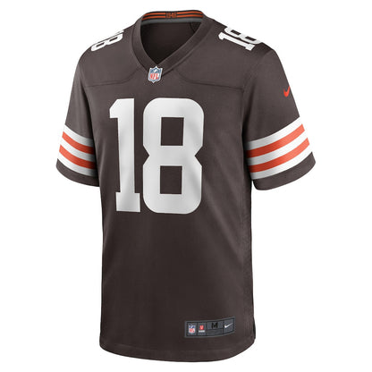 David Bell 18 Cleveland Browns Game Men Jersey - Brown