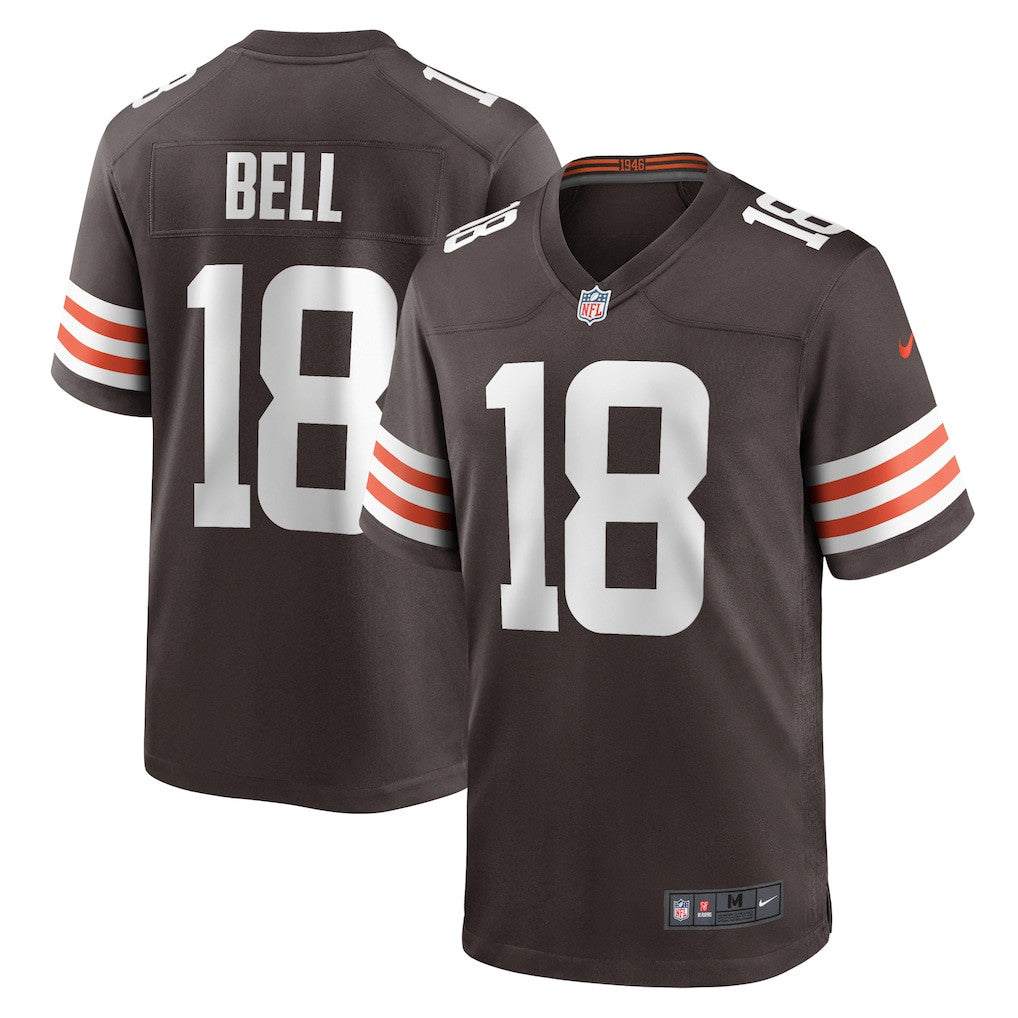 David Bell 18 Cleveland Browns Game Men Jersey - Brown