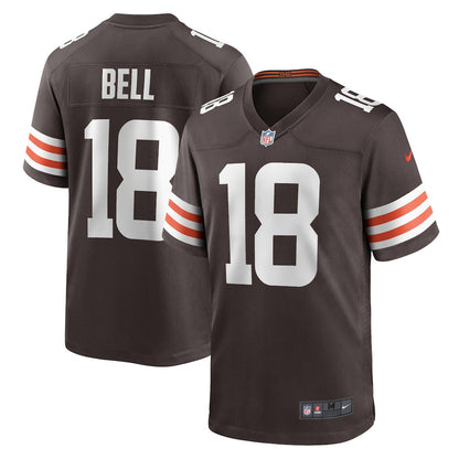 David Bell 18 Cleveland Browns Game Men Jersey - Brown