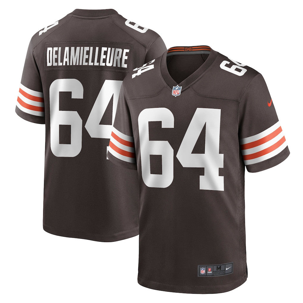 Joe DeLamielleure 64 Cleveland Browns Game Men Jersey - Brown