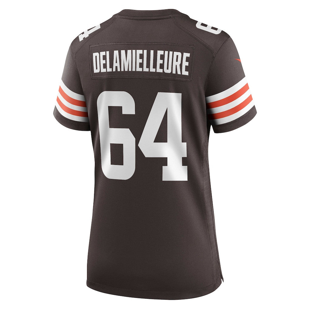 Joe DeLamielleure 64 Cleveland Browns Women's Game Jersey - Brown