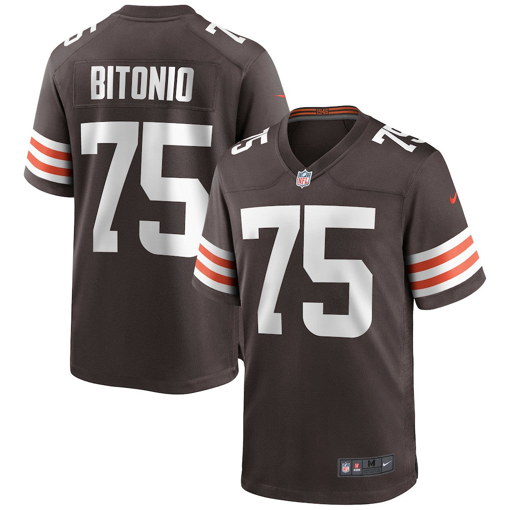 Joel Bitonio 75 Cleveland Browns Game Men Jersey - Brown