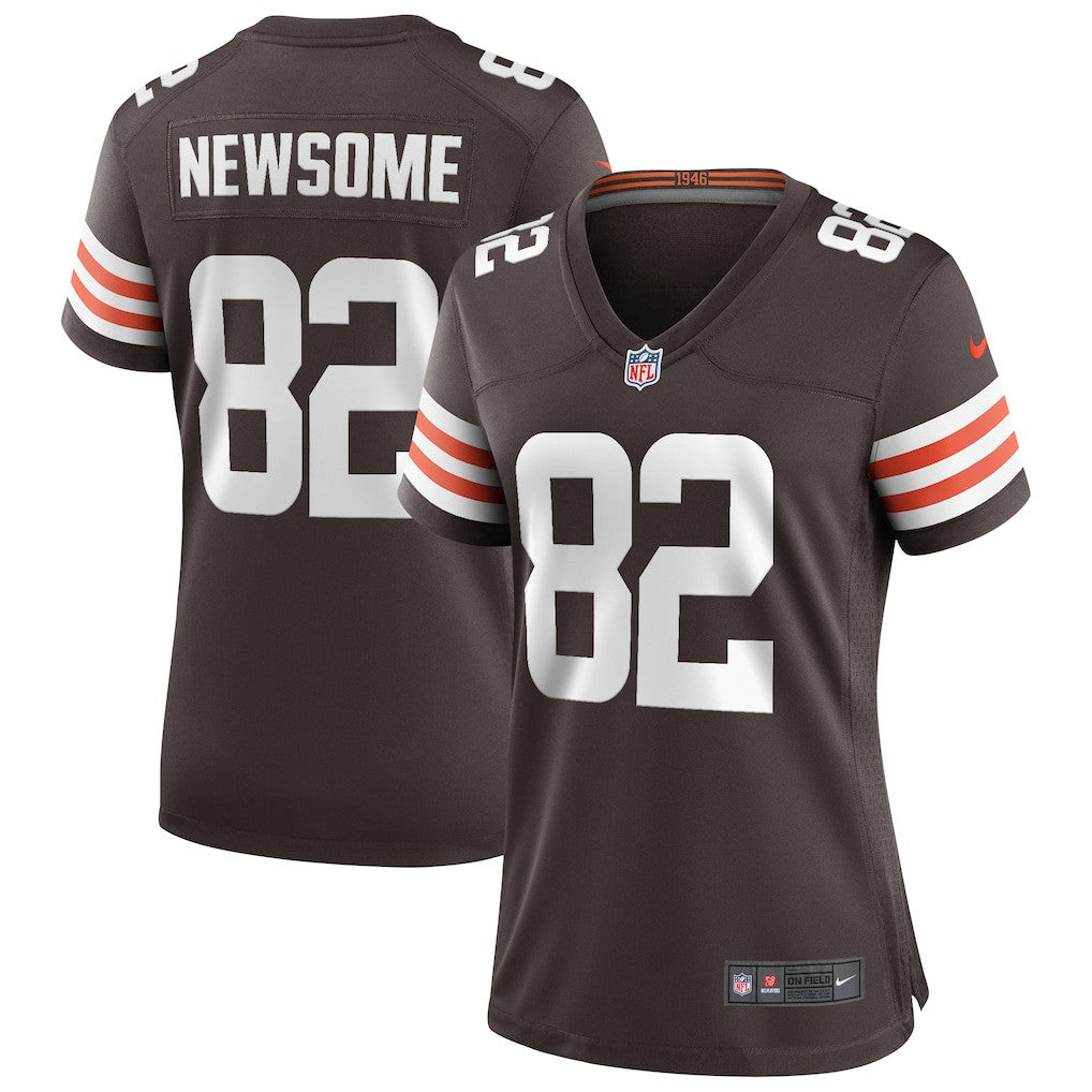 Ozzie Newsome 82 Cleveland Browns Women's Game Jersey - Brown