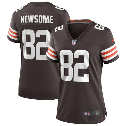 Ozzie Newsome 82 Cleveland Browns Women's Game Jersey - Brown