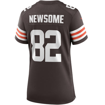 Ozzie Newsome 82 Cleveland Browns Women's Game Jersey - Brown