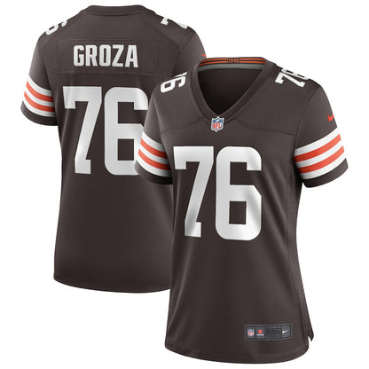 Lou Groza 76 Cleveland Browns Women's Game Jersey - Brown