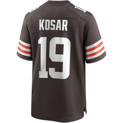 Bernie Kosar 19 Cleveland Browns Game Men Jersey - Brown