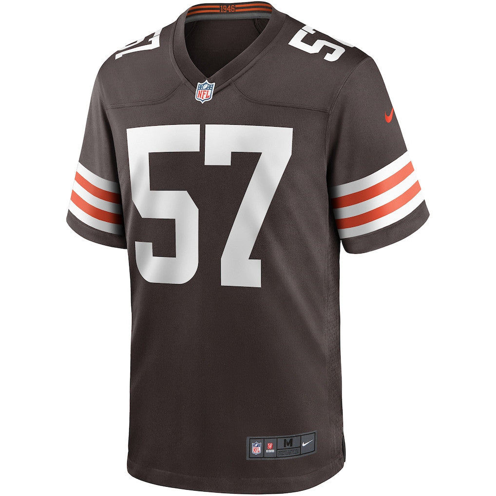 Clay Matthews 57 Cleveland Browns Game Men Jersey - Brown