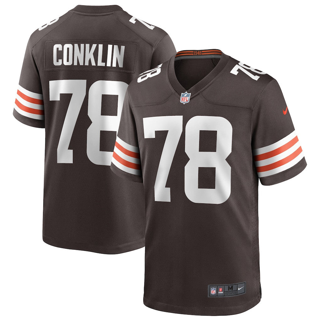 Jack Conklin 78 Cleveland Browns Game Men Jersey - Brown