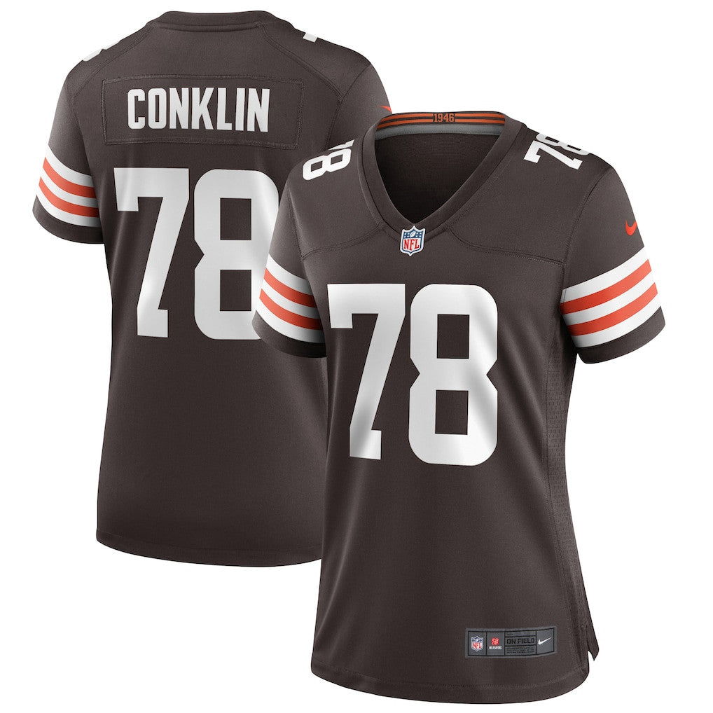Jack Conklin 78 Cleveland Browns Women's Game Jersey - Brown