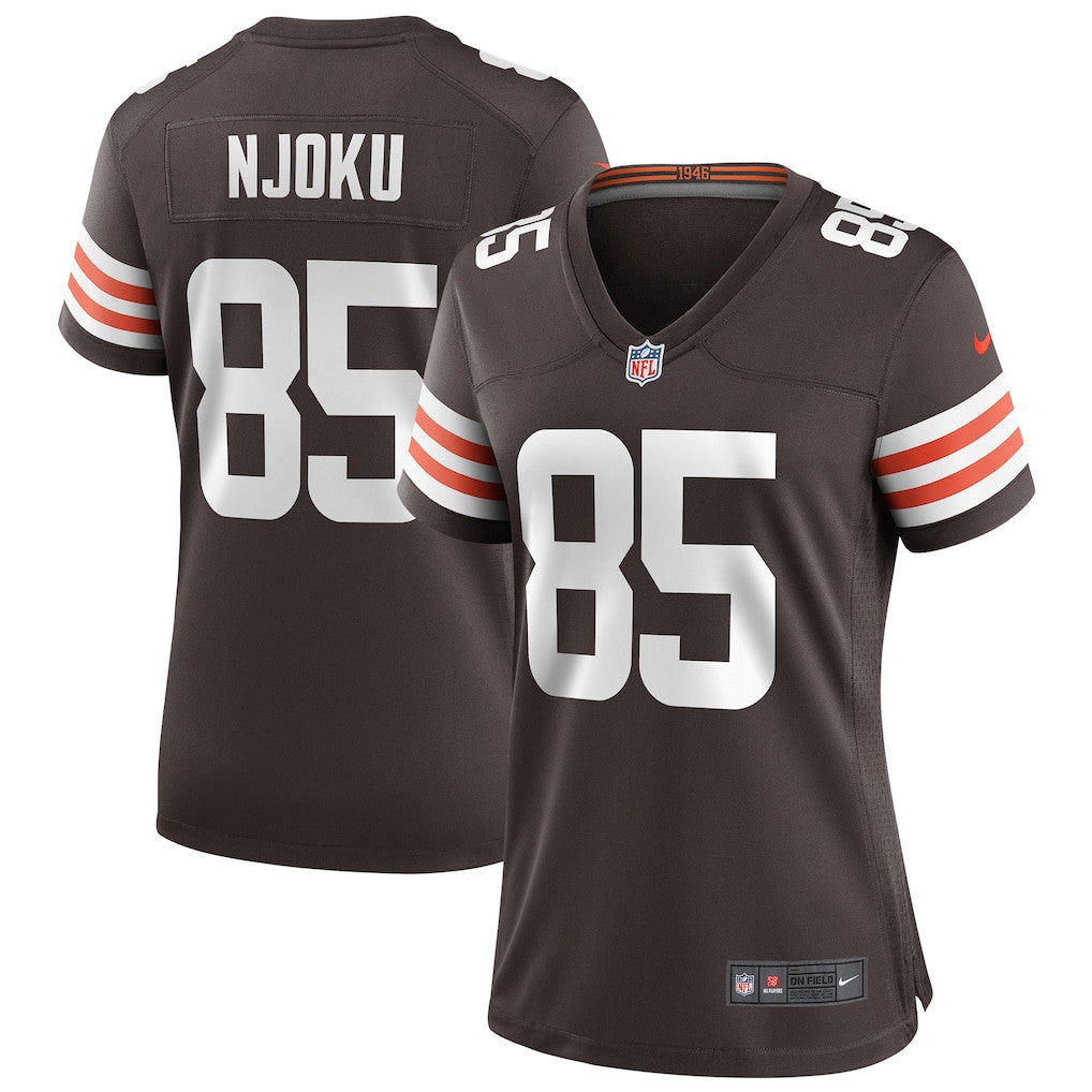 David Njoku 85 Cleveland Browns Women's Game Jersey - Brown