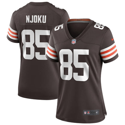 David Njoku 85 Cleveland Browns Women's Game Jersey - Brown