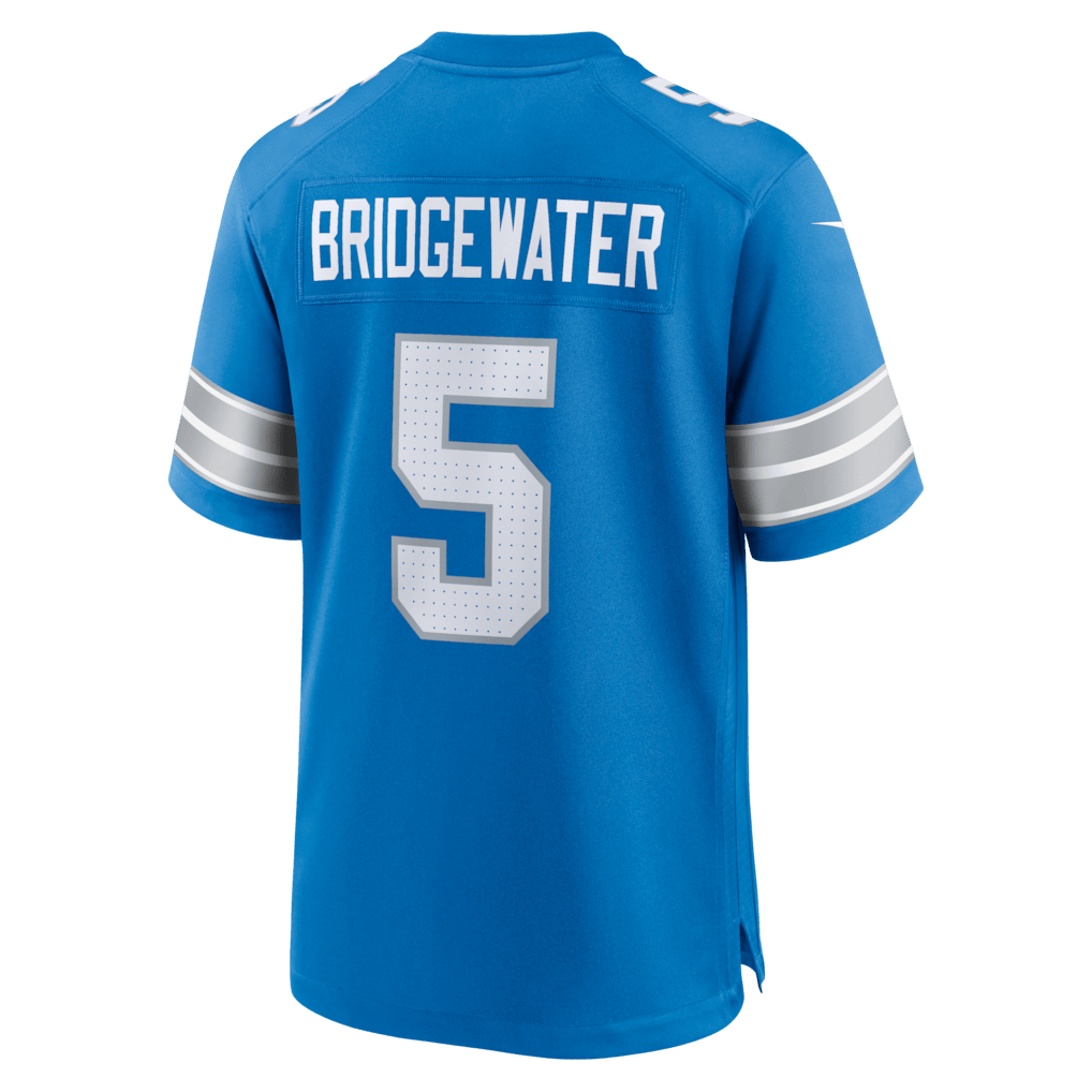 Teddy Bridgewater 5 Detroit Lions Team Game Men Jersey - Blue