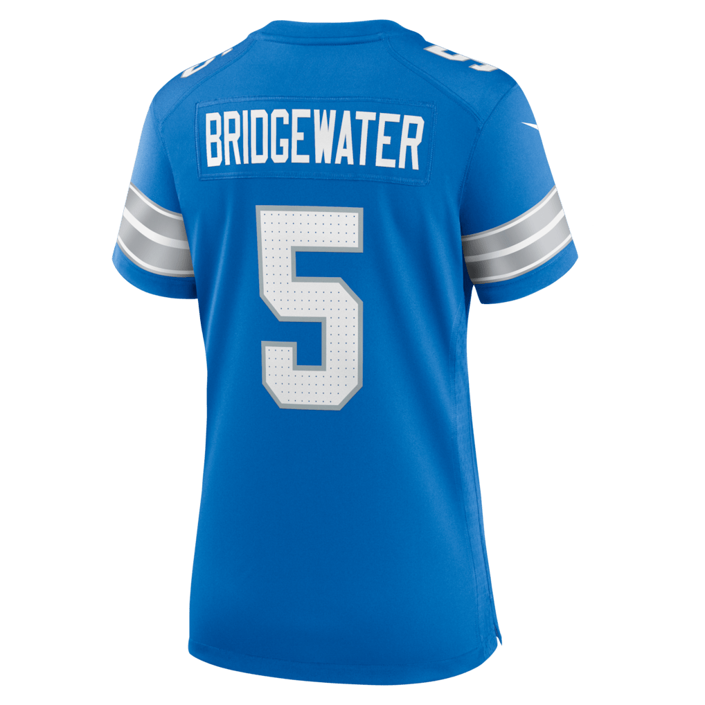 Teddy Bridgewater 5 Detroit Lions Women's Team Game Jersey - Blue