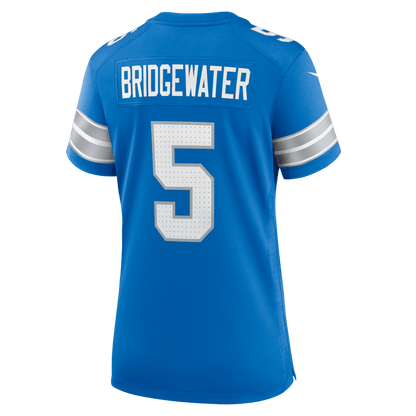 Teddy Bridgewater 5 Detroit Lions Women's Team Game Jersey - Blue