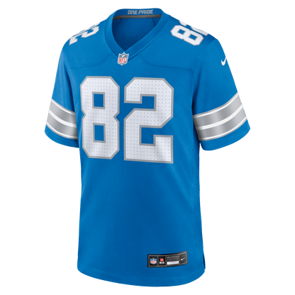 Thomas Gordon 82 Detroit Lions Team Game Men Jersey - Blue