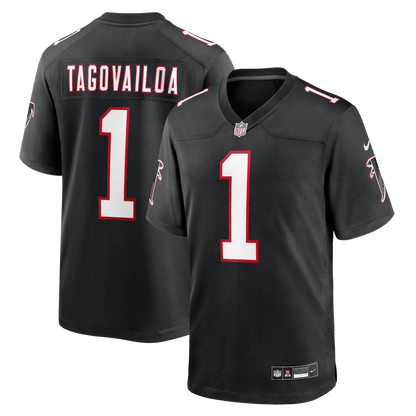 Tua Tagovailoa 1 Atlanta Falcons Alternate Game Men Jersey - Black
