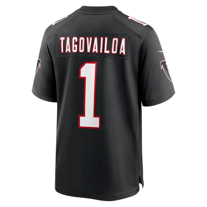 Tua Tagovailoa 1 Atlanta Falcons Alternate Game Men Jersey - Black