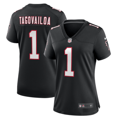 Tua Tagovailoa 1 Atlanta Falcons Women's Alternate Game Jersey - Black