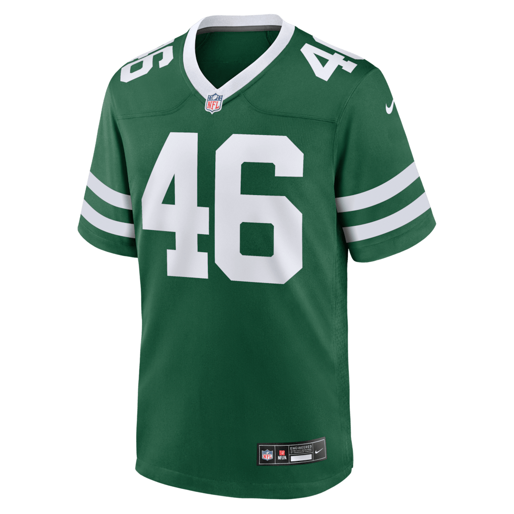 Joseph Ossai 46 New York Jets Team Game Men Jersey - Legacy Green