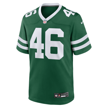 Joseph Ossai 46 New York Jets Team Game Men Jersey - Legacy Green