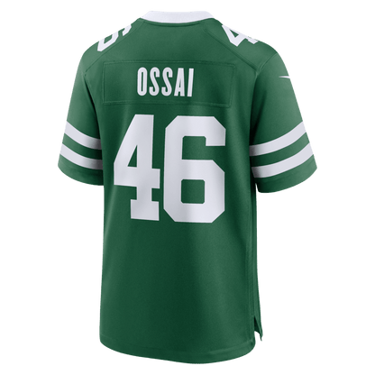 Joseph Ossai 46 New York Jets Team Game Men Jersey - Legacy Green