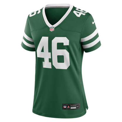 Joseph Ossai 46 New York Jets Women's Team Game Jersey - Legacy Green