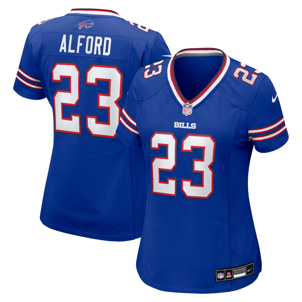 Dee Alford 23 Buffalo Bills Women's Team Game Jersey - Royal