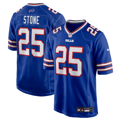 Geno Stone 25 Buffalo Bills Team Game Men Jersey - Royal