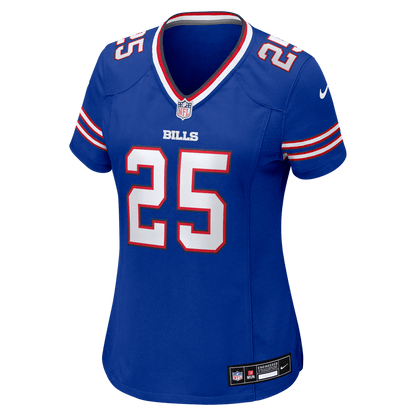 Geno Stone 25 Buffalo Bills Women's Team Game Jersey - Royal