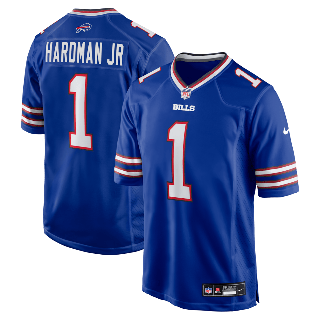 Mecole Hardman 1 Buffalo Bills Team Game Men Jersey - Royal